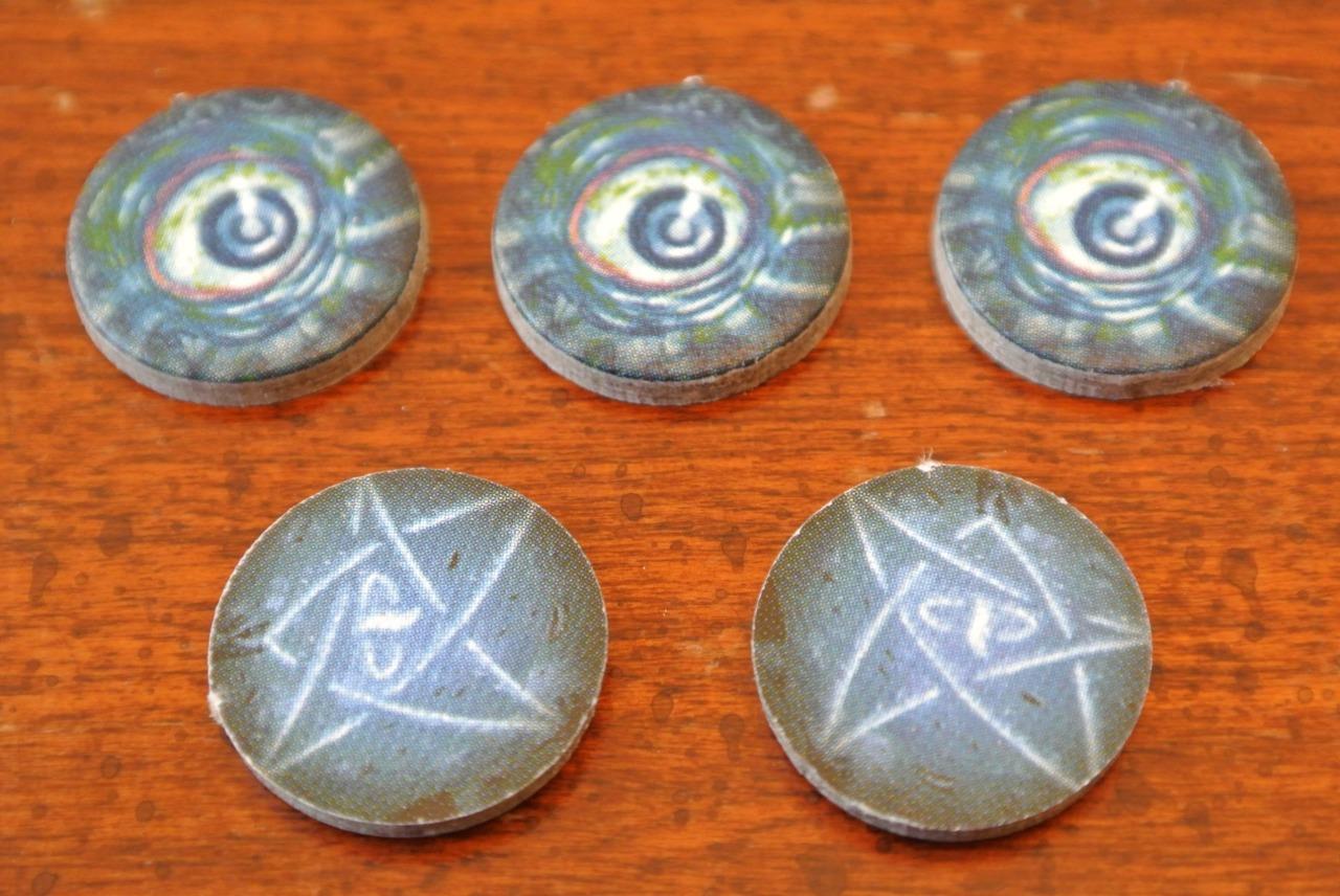 Piezas de repuesto ARKHAM HORROR - FICHAS DESLIZANTES CLAVE cordura DOOM resistencia ELDER - Imagen 3 de 6