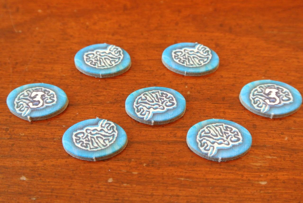 Piezas de repuesto ARKHAM HORROR - FICHAS DESLIZANTES CLAVE cordura DOOM resistencia ELDER - Imagen 4 de 6