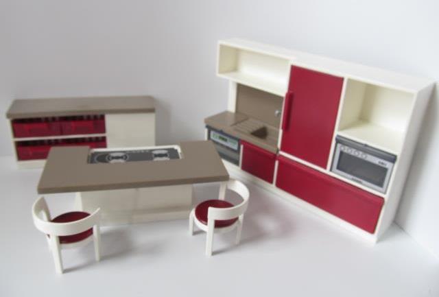 Sink Dishwasher Cooker Cupboards /& more Modern House Playmobil Kitchen Units