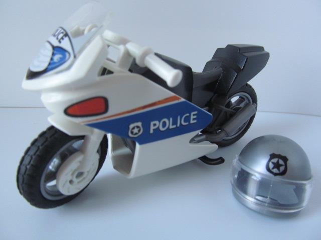playmobil police motorbike
