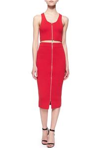 スカート Alexanderwang.T Midi Skirt alexanderwang.t Wet Shine Midi Skirt | Saks Fifth Avenue