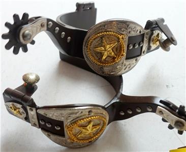 NEW HORSE TACK! Showman Brown Steel Western Bit w// Silver Accents /& Texas Star!