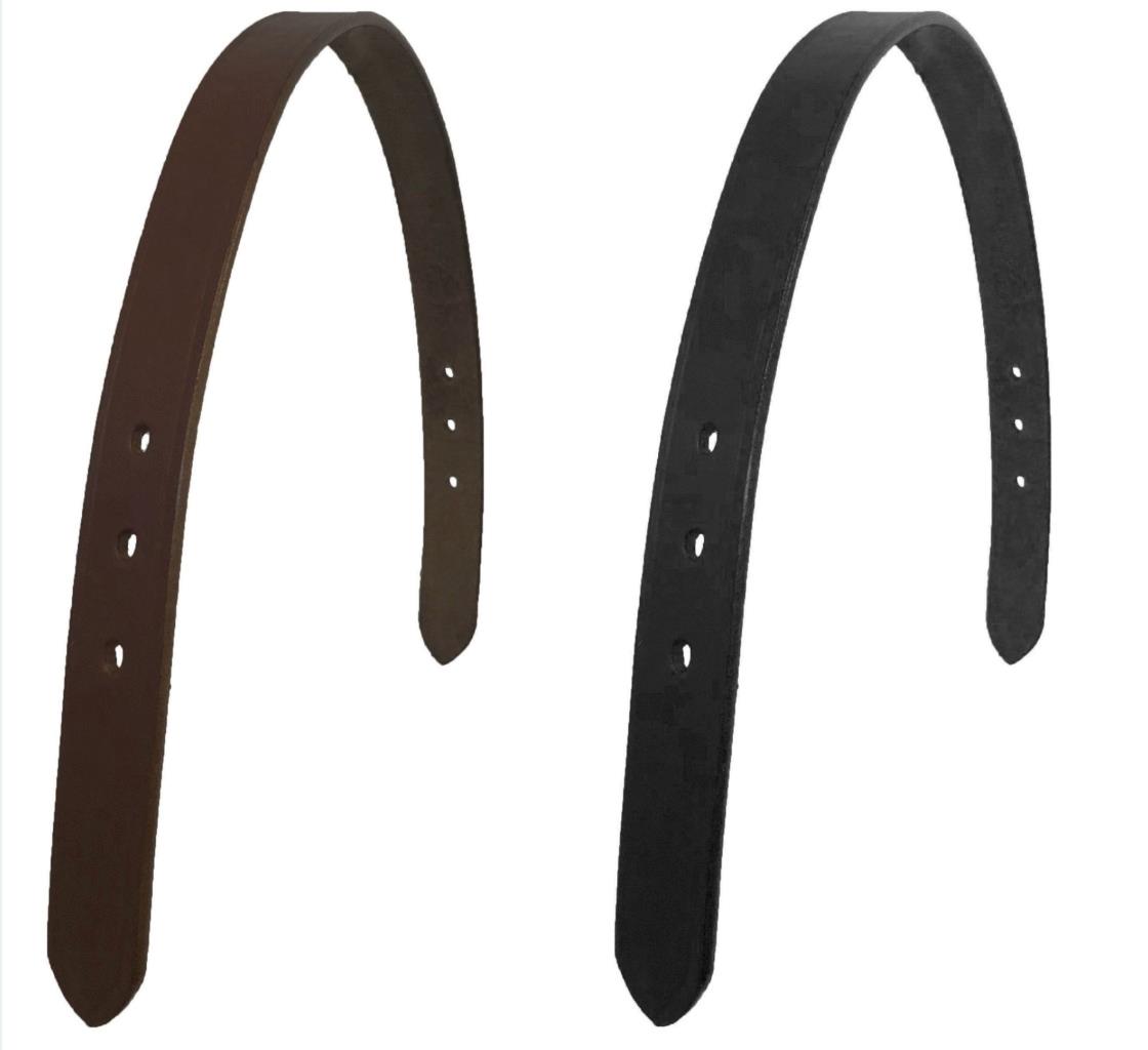 1 Or Lot o/2 colors- Breakaway halter leather replacement Crown Strap 16"X 5/8" - Picture 4 of 4