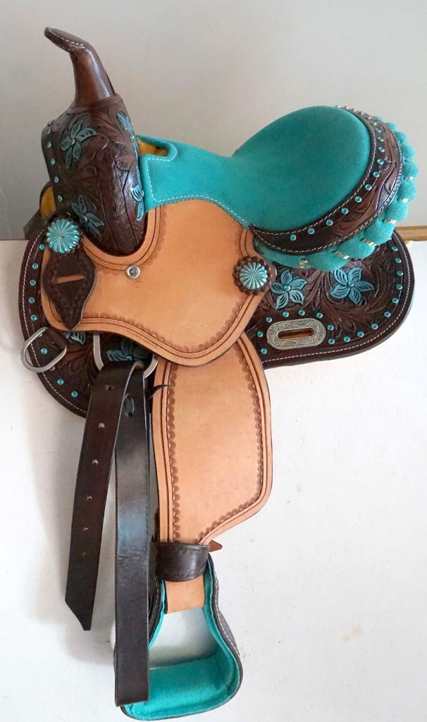 Western achats Mini Poney Barrel Selle 12