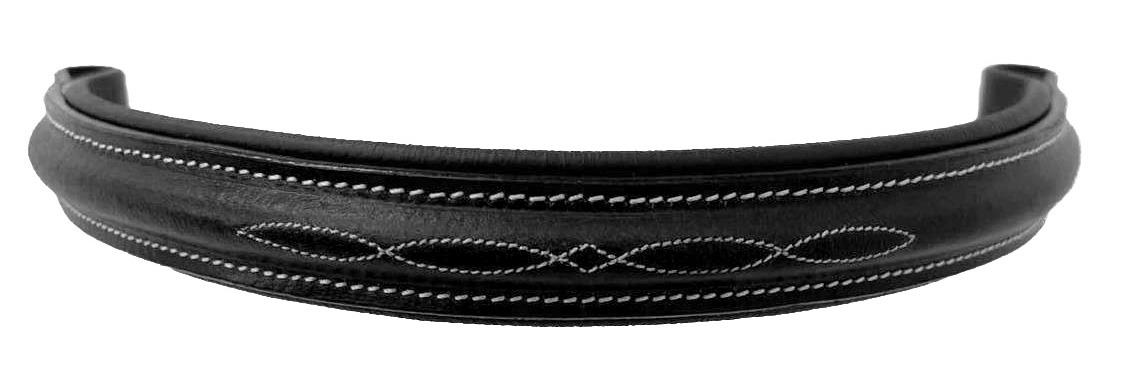 Eco Fancy Stitch Padded Replacement Browband For English Bridle XL FULL COB PONY