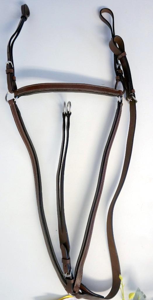 Placa de pecho Martingala para correr accesorio acolchado negro/marrón/verde azulado caballo completo - Imagen 2 de 5