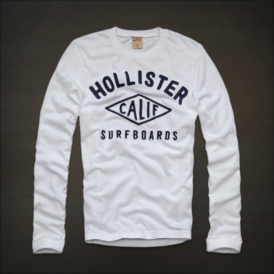 Mens Hollister by Abercrombie Stone Steps Beach Long Sleeve T Shirt M ...