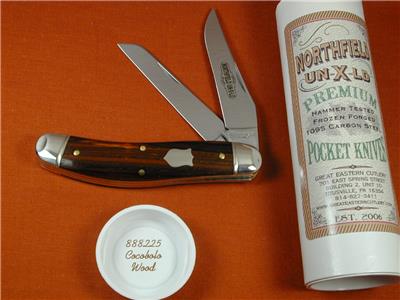 GREAT EASTERN NORTHFIELD GEC SMOOTH COCOBOLO WOOD BAYOU TRAPPER