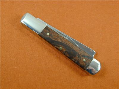 CASE XX BROWN MAPLE BURL WOOD RAZOR 2024 VAULT KNIFE 64058 NIB