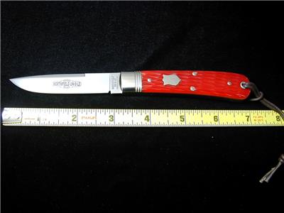 GREAT EASTERN CUTLERY GEC RED LICORICE STINGRAY FIXED BLADE SHEATH