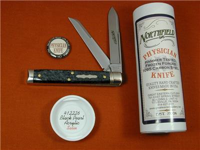 GREAT EASTERN GEC BLACK PEARL ACRYLIC TOWN PHYSICIAN DOCTOR KNIFE