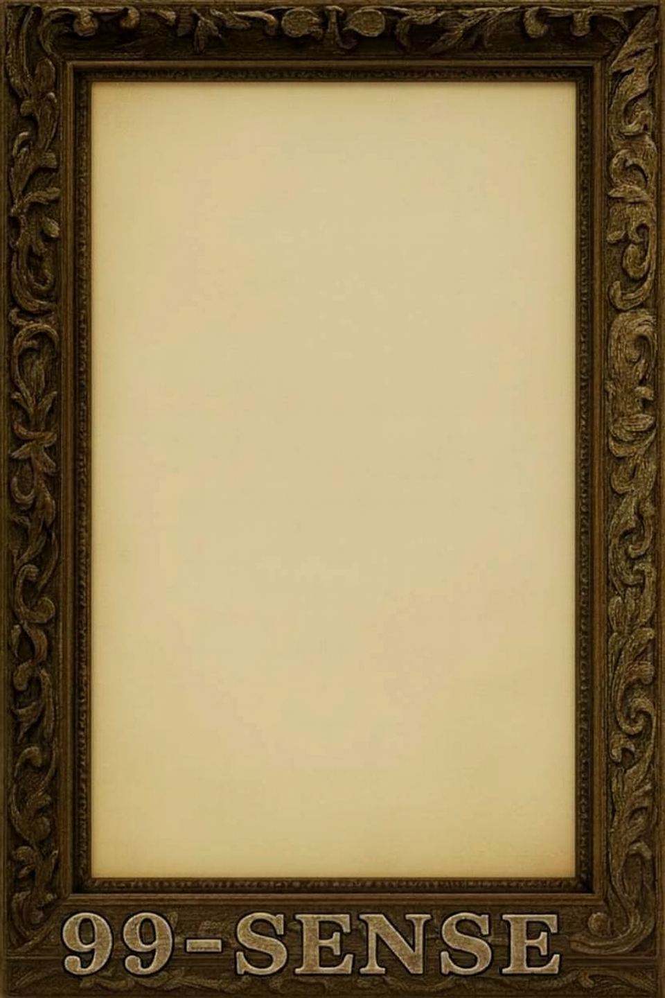 Ornate Wooden Frame Background