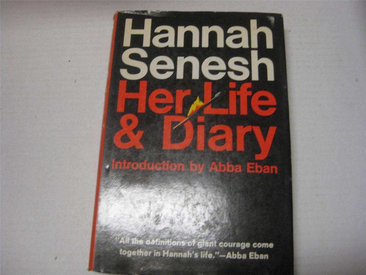 Hannah-Senesh-Her-Life-and-Diary-HOLOCAUST-Jewish-book