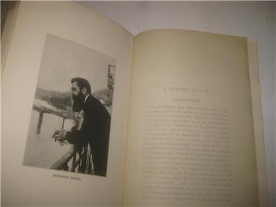 1904 A Jewish State First American Edition Of Der Judenstaat Theodor Herzl Ebay