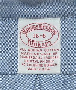 トップス 80s Brooks Brothers Dan  B.D 16-2 NWT *USA* 80s-90s Brooks Brothers Makers 16 36 OCBD blue oxford