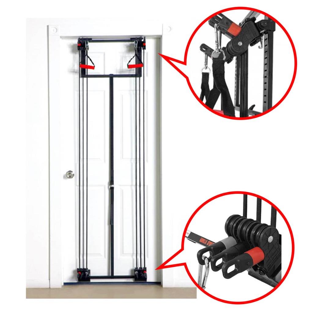 Tower 200 DOOR GYM BODY BY JAKE + Straight Bar Body Resistance Training