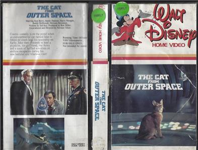 Vhs Disney Cat From Outer Space Ken Berry Sandy Duncan