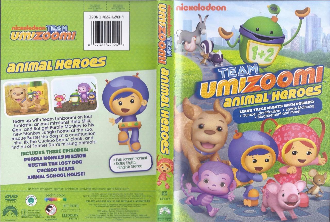 DVD TEAM UMIZOOMI JOURNEY TO NUMBERLAND......EXLIBRARY MONEY BACK