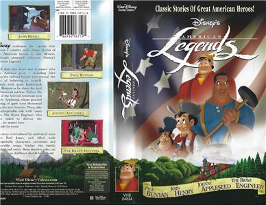 Wallpaper Vhs Disney S American Legends Paul Bunyan Johnny Appleseed For Free