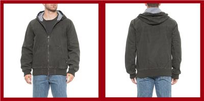 levi's canvas hooded midweight parka