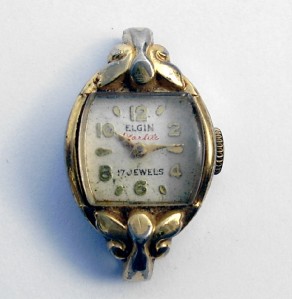 Vintage Old Antique ELGIN STARLITE 17 Jewel Ladies Wrist Watch