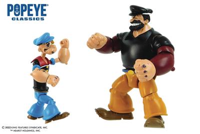 ポパイ　ベンダブル POPEYE CLASSICS POPEYE VS BLUTO PX EXCLUSIVE ACTION FIGURE