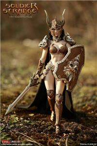 Tbleague PL2019-137 1//6 strano Soldato Guerriero Figura a Spalla Donna armature di