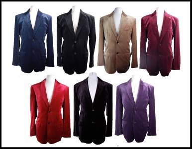 velour sports jacket
