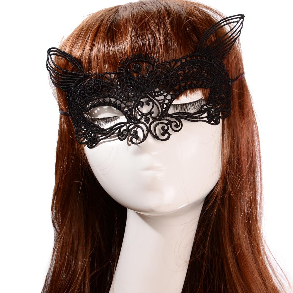 Brautiful Detailed Embroidered Lace Party Eye Masks - Picture 7 of 7