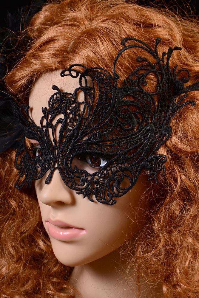 Brautiful Detailed Embroidered Lace Party Eye Masks - Picture 5 of 7