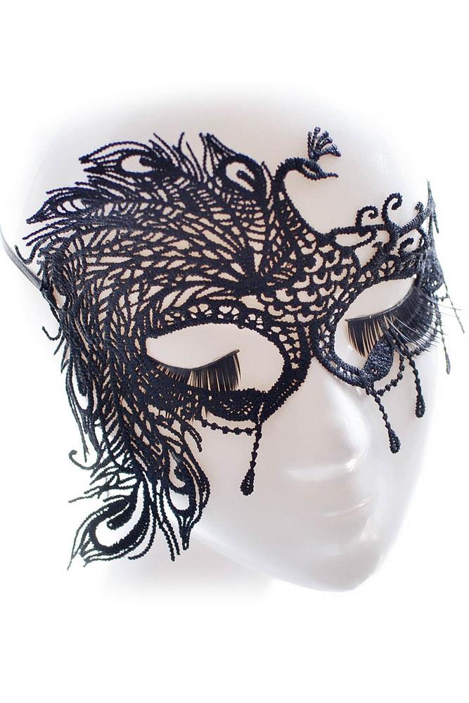 Brautiful Detailed Embroidered Lace Party Eye Masks - Picture 4 of 7