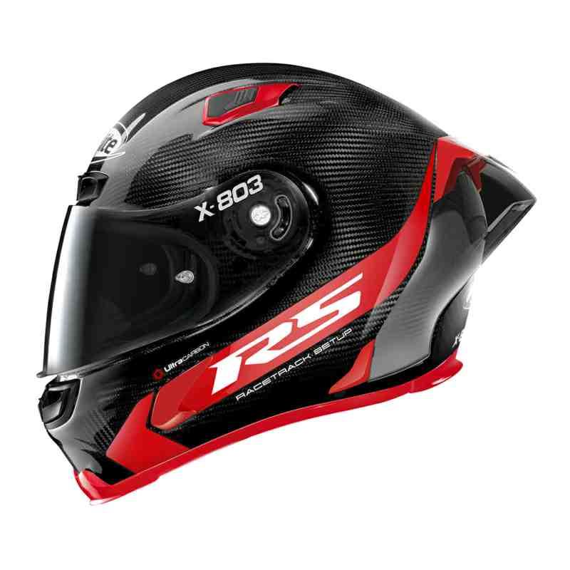 X Lite X 803 Rs Hot Lap Carbon Red Motorcycle Race Helmet Rear Spoiler Dark Vi Ebay