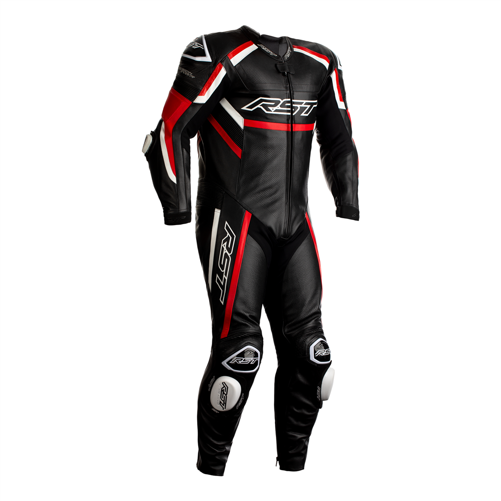 RST 2460 Tractech Evo R Motorcycle Leather One Piece Suit RED Latest Design | eBay
