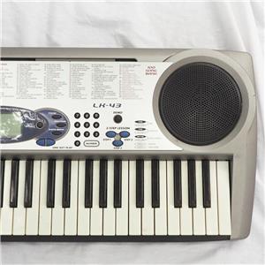 casio keyboard with key lighting system