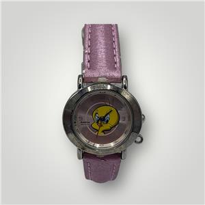 Armitron Tweety Bird Canvas Strap Quartz Watch Display Model New Battery SS198 Vintage ARMITRON Warner Brothers Tweety Bird Watch New  main image 4