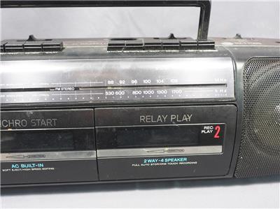Vintage Panasonic RX-FT560 XBS Boombox Stereo Radio Ghetto Blaster ...