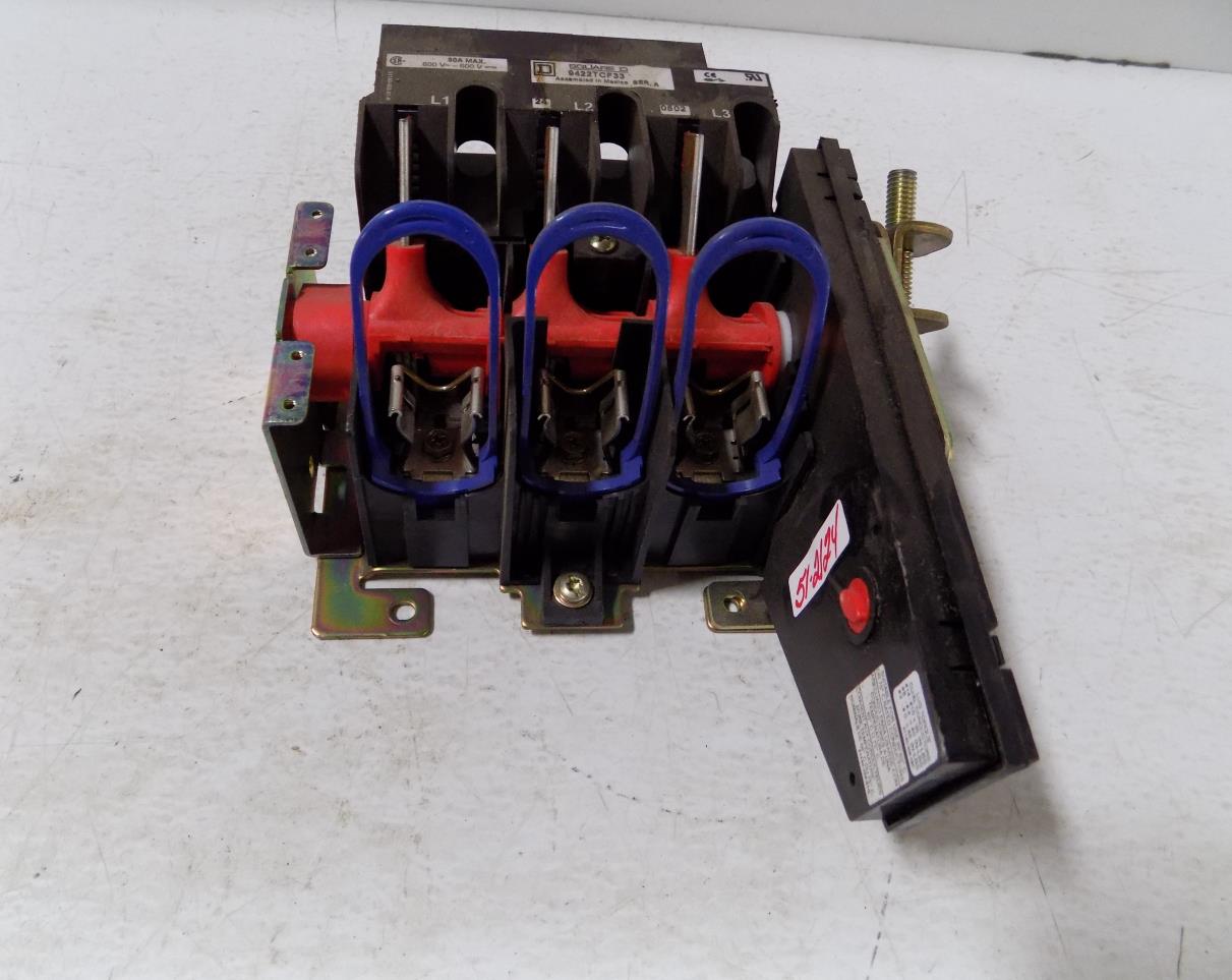 SQUARE D 30AMP DISCONNECT SWITCH 3 POLE 9422TCF33 eBay