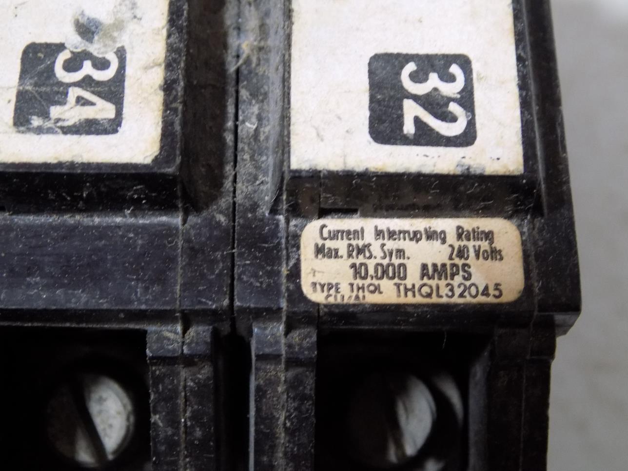 45AMP 3 POLE INTERNAL COMMON TRIP CIRCUIT BREAKER | eBay