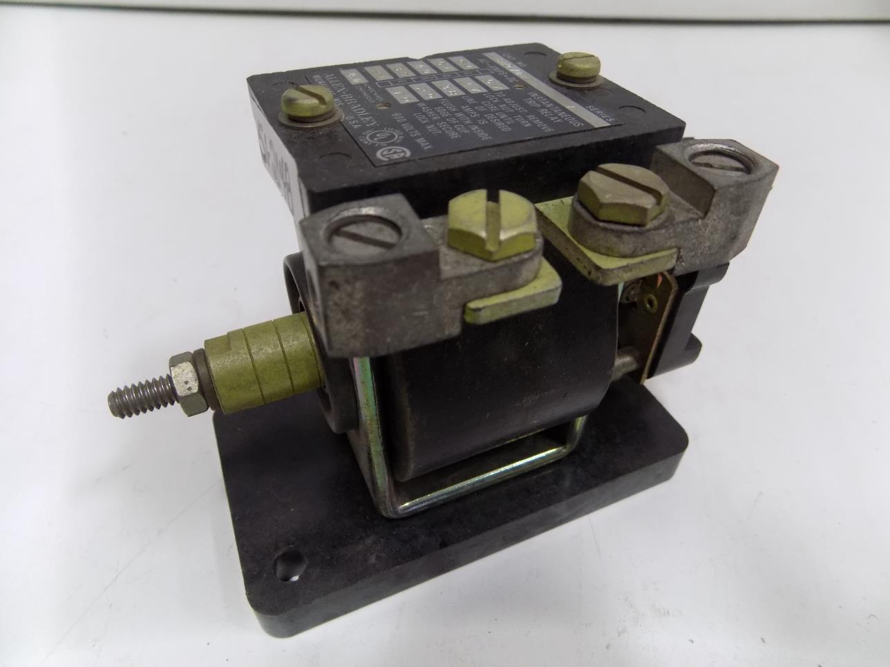 ALLEN BRADLEY INSTANTANEOUS TRIP RELAY 809A03E eBay
