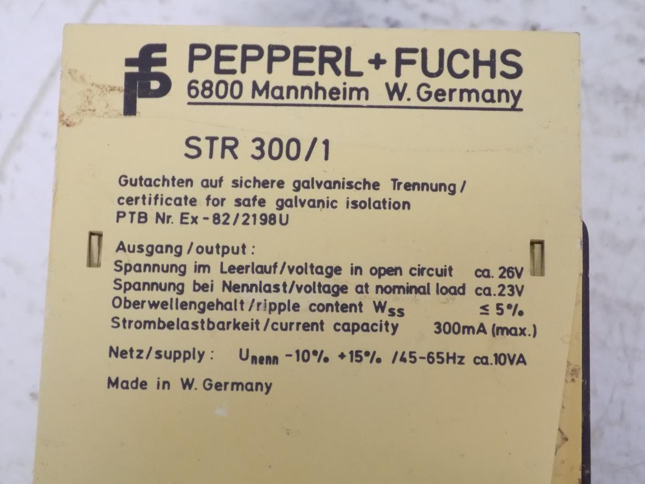 Pepperl Fuchs Str 300 1 Ebay