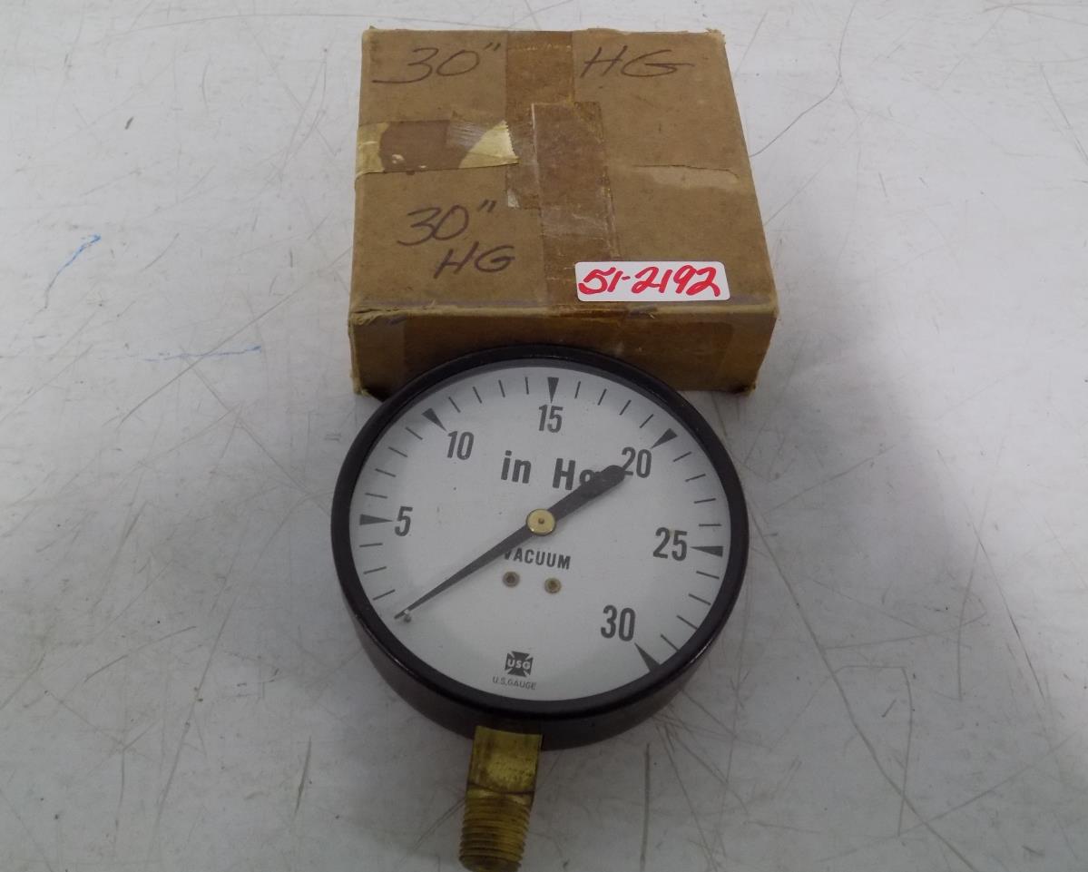 USG 030 IN Hg VACUUM GAUGE NIB eBay