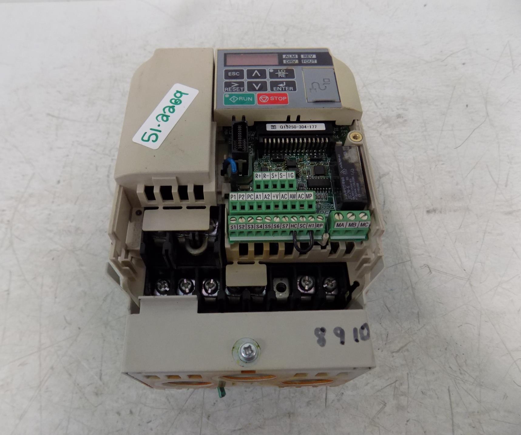 YASKAWA VARIABLE FREQUENCY DRIVE CIMRVU4A0004FAA eBay