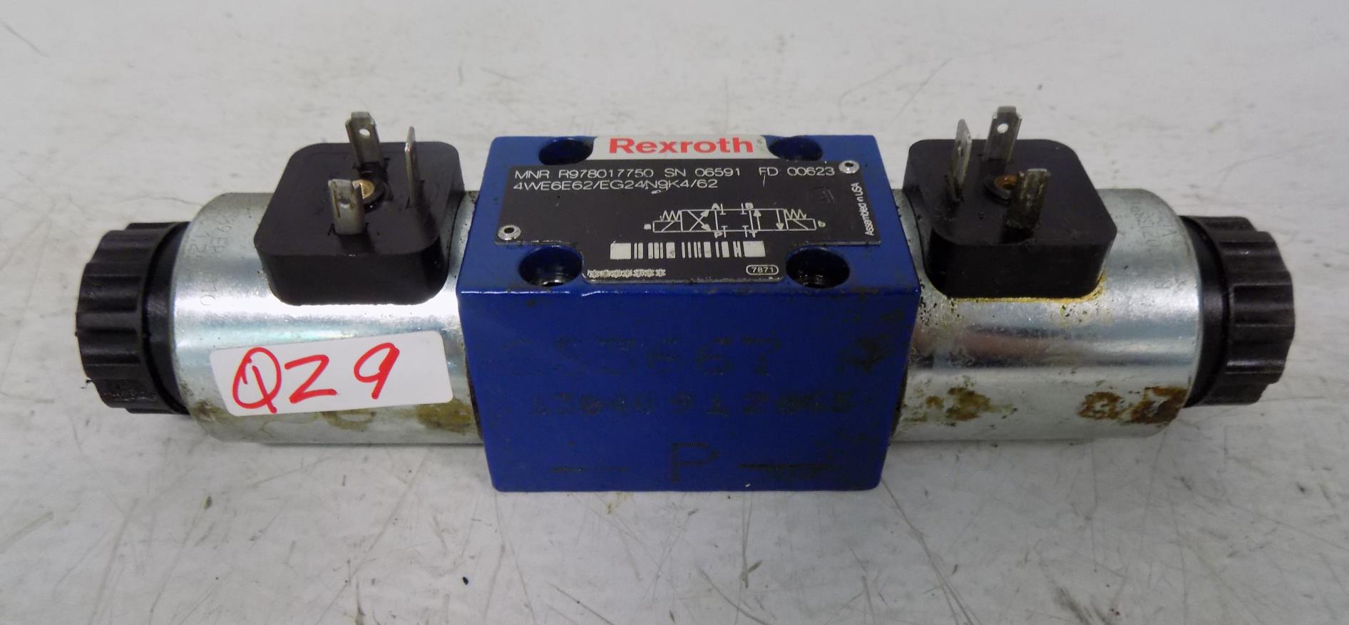 REXROTH DIRECTIONAL VALVE MNR R978017750 / 4WE6E62/EG24N9K4/62 eBay