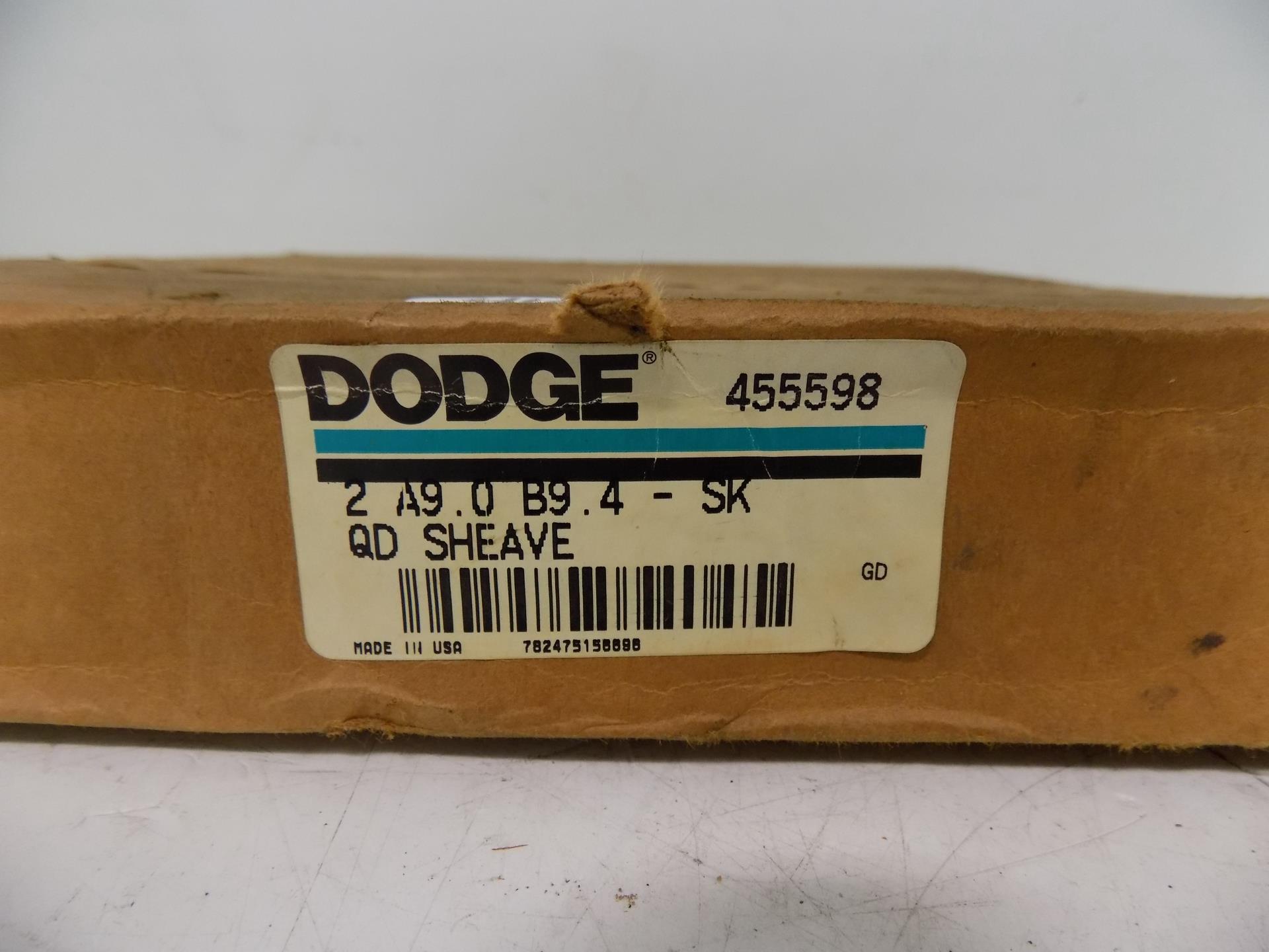 SK QD SHEAVE 455598 NIB DODGE 2 A9.0 B9.4