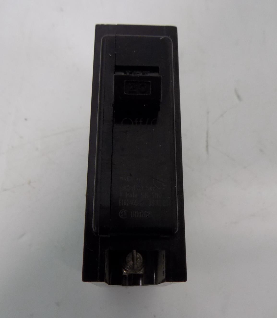 Thomas /& Betts 20A Circuit Breaker TB120TB 120//240V 1 Pole #08A41