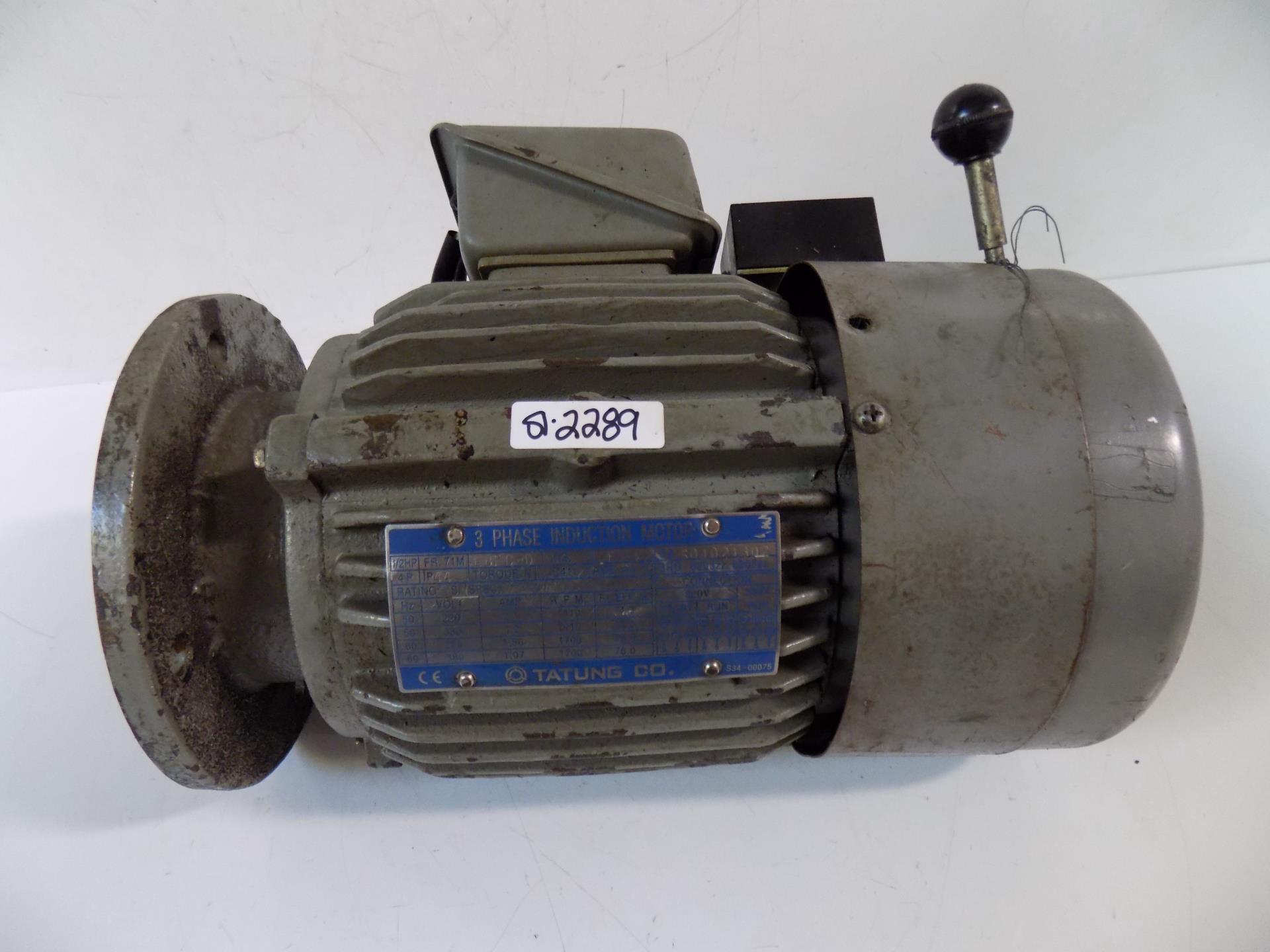 Tatung 3 Phase Induction Motor Ebfc D Ebay