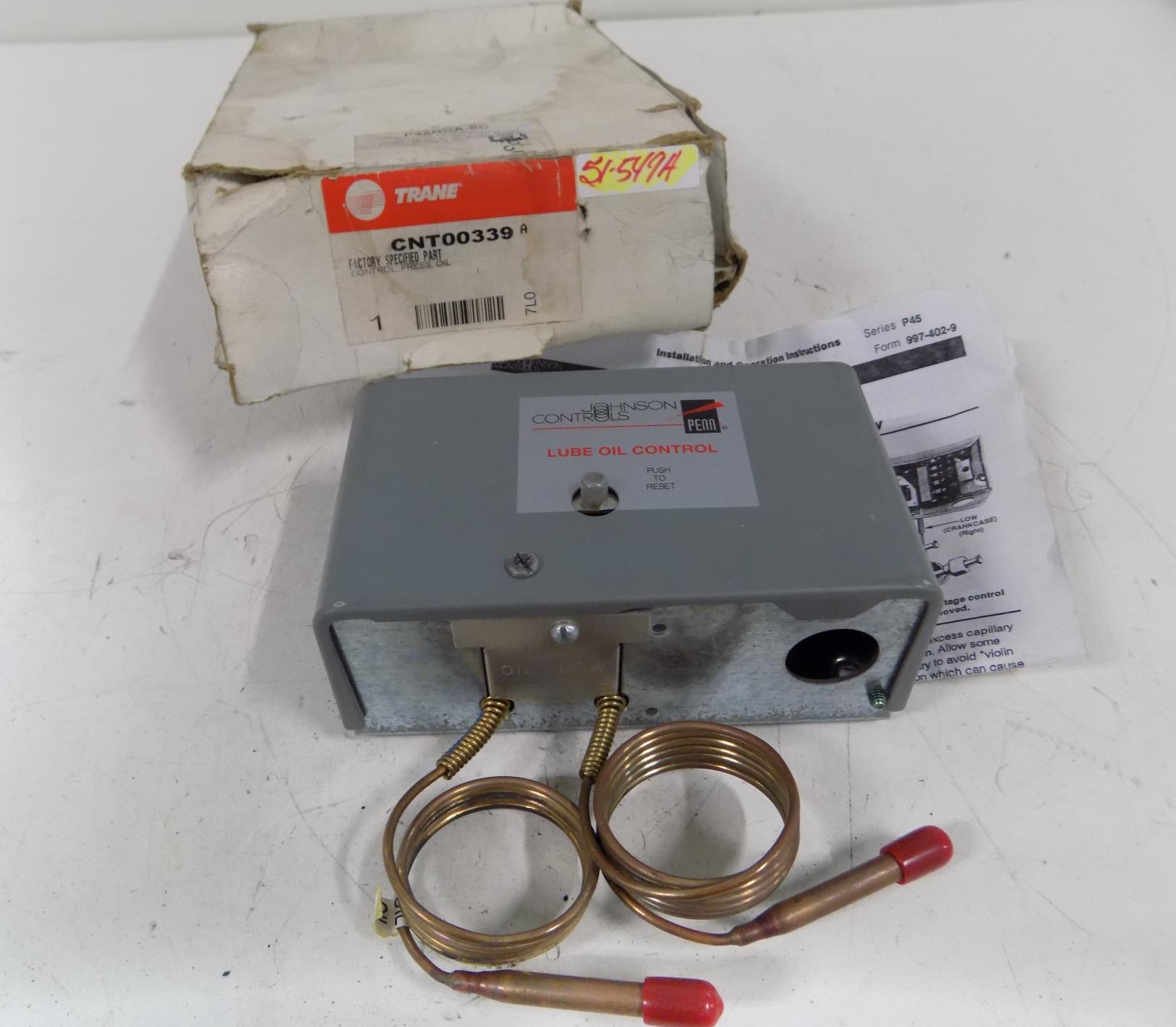 low lube oil pressure switch
