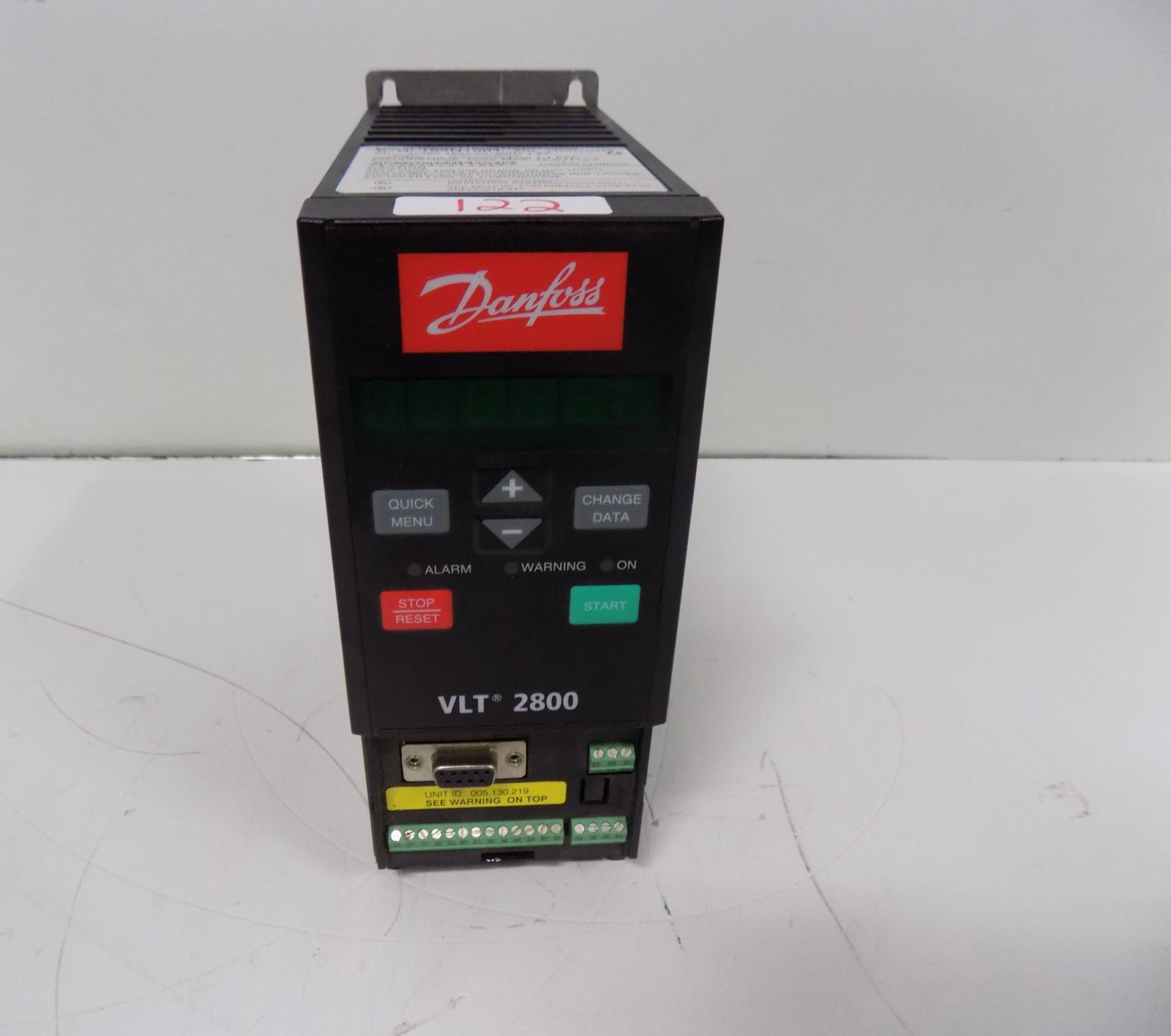 DANFOSS VLT 2800 VARIABLE SPEED DRIVE 195N1001 | eBay