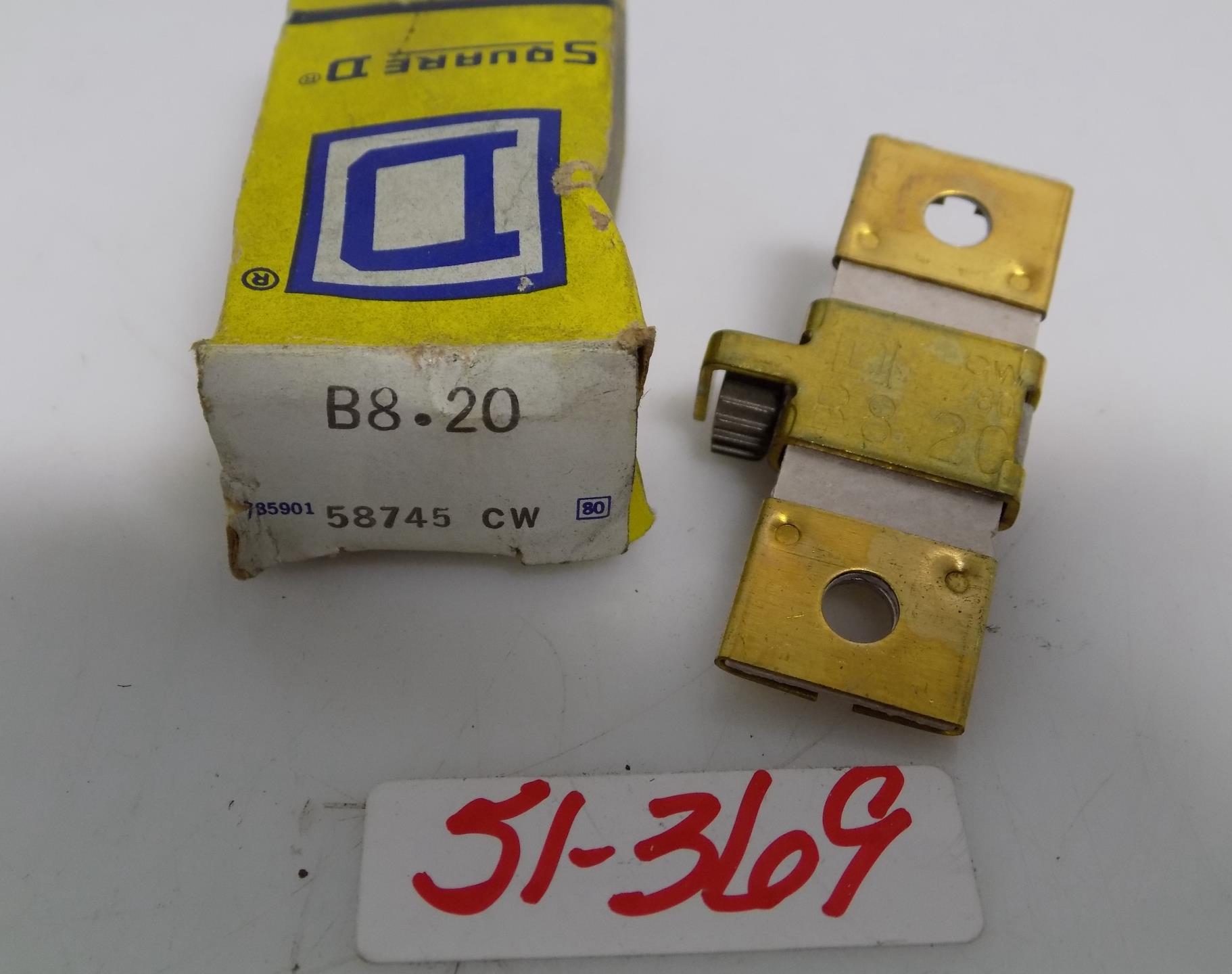 Square D Overload Heater Element B2.40-NIB