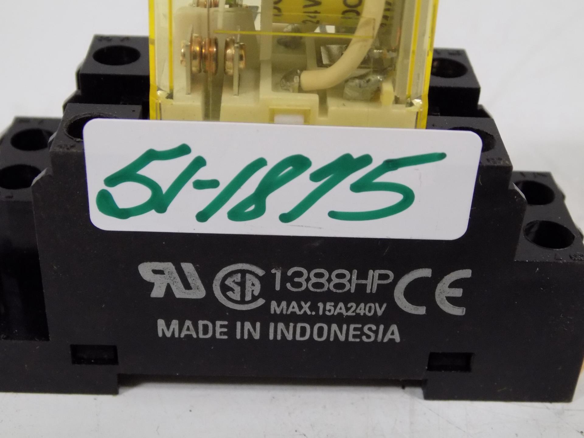 IDEC DC24V RELAY RH2BUL W/BASE 1388HP 99461074583 eBay